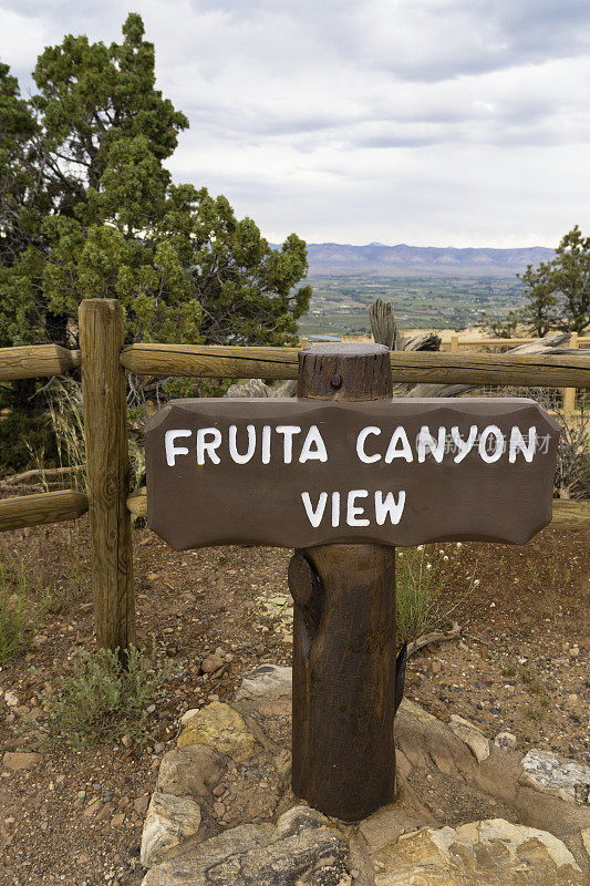 Fruita Canyon View，科罗拉多国家纪念碑